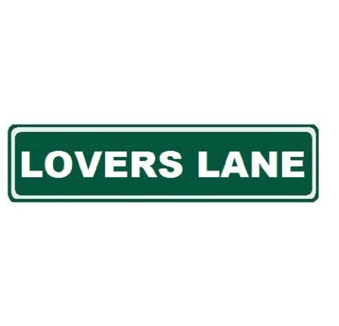 Lover's Lane Custom Street Sign 6x24 Novelty Sign Etsy