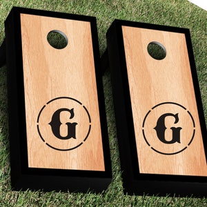 Custom Cornhole Decal, Wedding Decals Custom Wedding Signs  Monogram Decal  Bride Groom CornHole Sticker Wedding GamesMonogram Decal