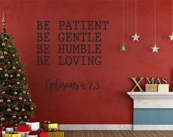 Ephesians 4 Wall Decal | Ephesians 4 Decal |Inspirational Wall Decal | Vinyl Decal | Vinyl Decor | Home Decor Wall Decal Wall Decor