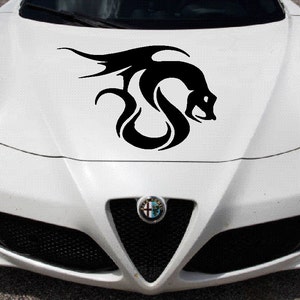 Dragon Car Decal | Tribal Car Decal | Flame Decal | Vehicle Decal