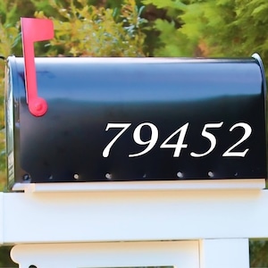 Reflective House Numbers | Many Sizes Reflective Mailbox Numbers Mailbox Decals Address Sign Door Decor New Home Gift Mail Vinyl Decal