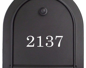 1.45" Classic House Numbers Mailbox Decals Address Sign Front Door Decor New Home Gift Mail  1 decal with up to 5  Vinyl Decal
