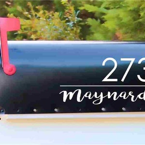 Large House Numbers Mailbox Decals  8&quot; x 16&quot; Address Sign Front Door Decor New Home Gift Mail       Vinyl Decal