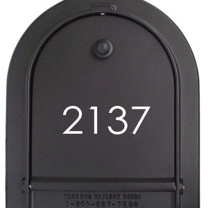 1.45"  Craftsman House Numbers Mailbox Decals Address Sign Front Door Decor New Home Gift Mail  1 decal up to 5    Vinyl Decal