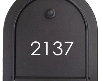 1.45"  Craftsman House Numbers Mailbox Decals Address Sign Front Door Decor New Home Gift Mail  1 decal up to 5    Vinyl Decal