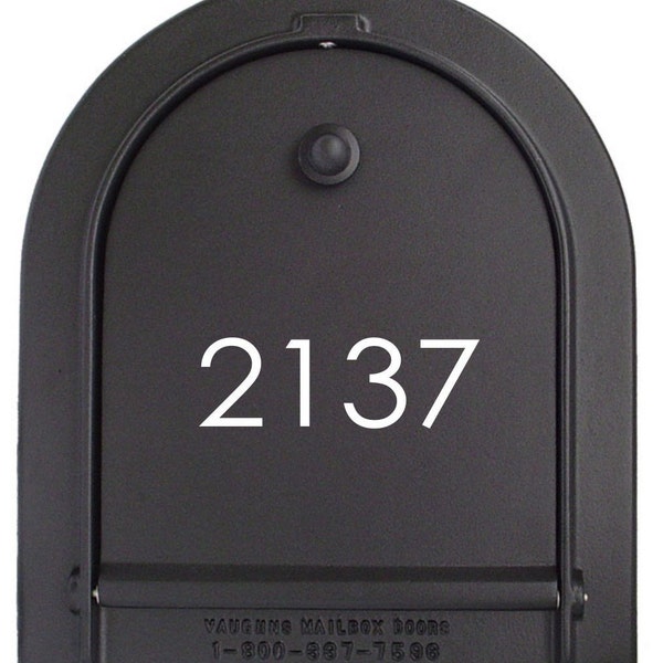 1.45"  Craftsman House Numbers Mailbox Decals Address Sign Front Door Decor New Home Gift Mail  1 decal up to 5    Vinyl Decal