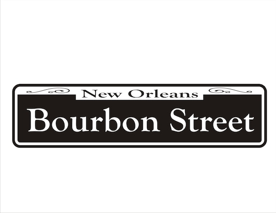 Free New Orleans Street Sign Template