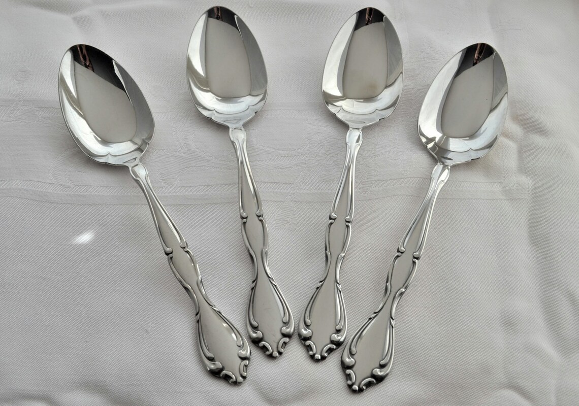 Vintage Stainless Oneida Community Flatware CANTATA Serving Etsy