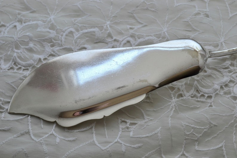 Antique Silverplate Victorian Fish Server Butterfly Floral Etsy