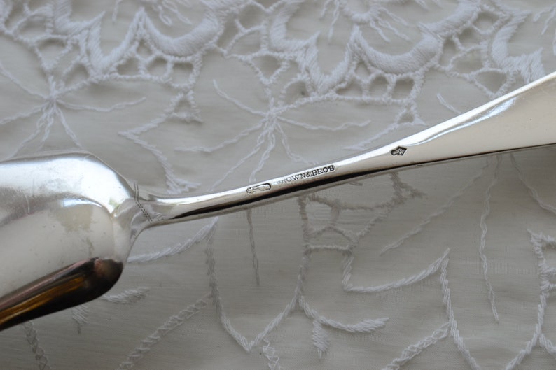 Antique Silverplate Victorian Fish Server Butterfly Floral Etsy