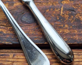 Williams Sonoma MORGAN 18/10 France Flatware Place Knife Soup Teaspoon Salad Dinner Fork Silverware You Choose Pieces