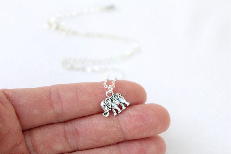 Elephant necklace, gift for friend, best friend gift, friendship necklace, sympathy gift, mental health awareness, birthday gift image 3