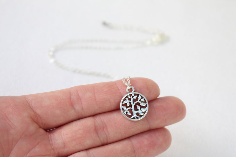 Tree of life necklace, mothers day gift, family necklace, tree necklace, family tree, family jewelry, gift for mum, gift for sister, image 2