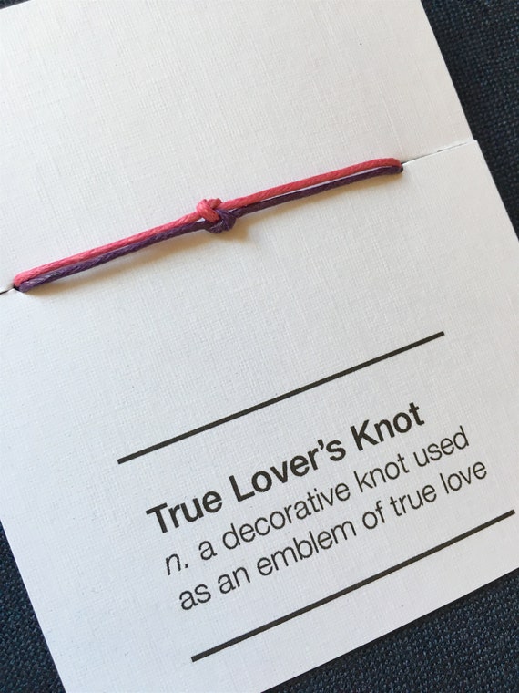 Anniversary bracelet, Valentines gift, love knot bracelet, gift for couple, cotton anniversary gift, unisex bracelet, 2nd anniversary gift