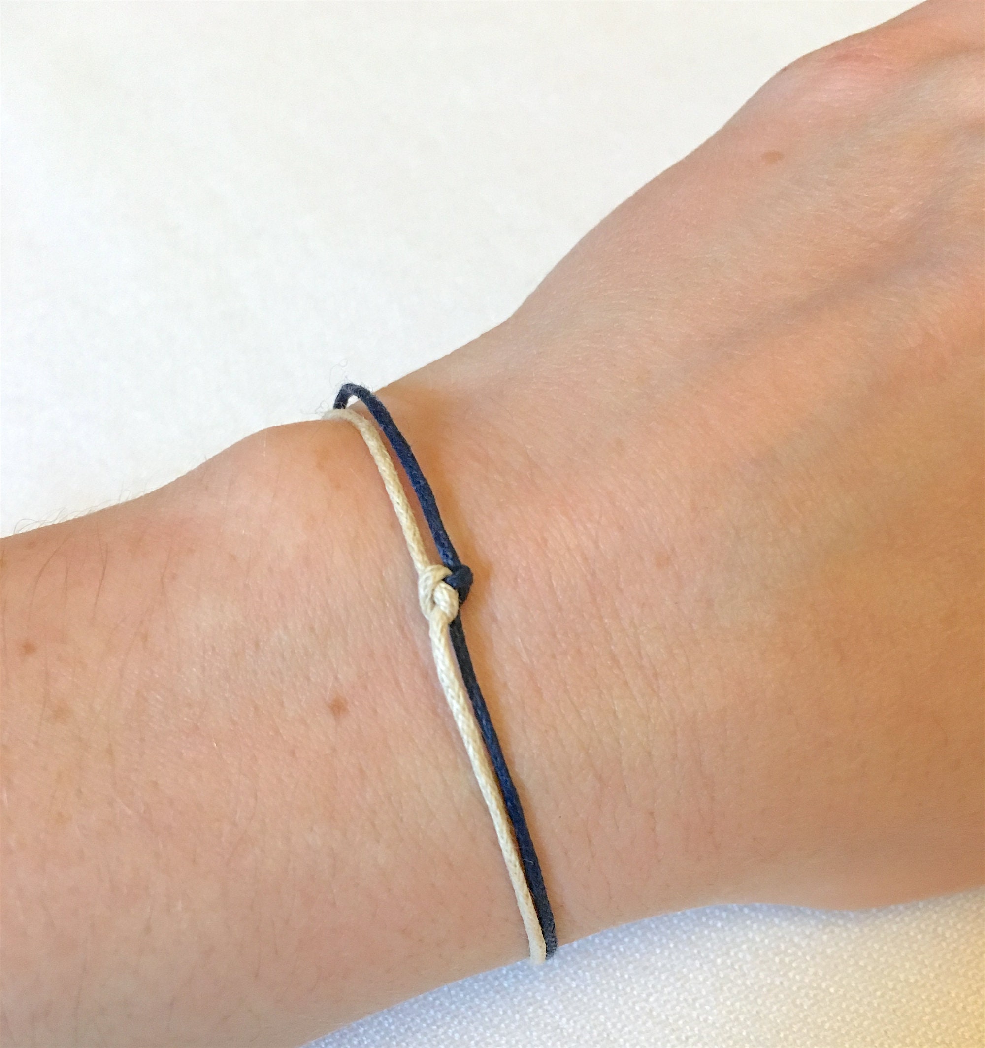 Anniversary bracelet, Valentines gift, love knot bracelet, gift for