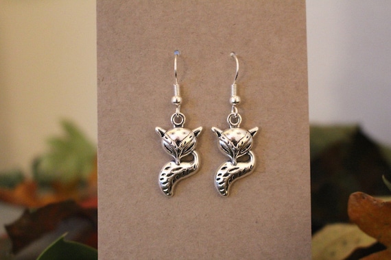 Etsy shop fox earrings