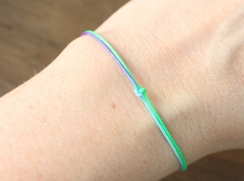 Rainbow bracelet, positivity gift, gift bracelet, gift for friend, mental health gift, friend gift, star bracelet, rainbow gift, stay strong image 5