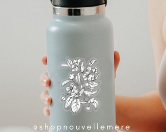Apple Blossom hand sketched sticker