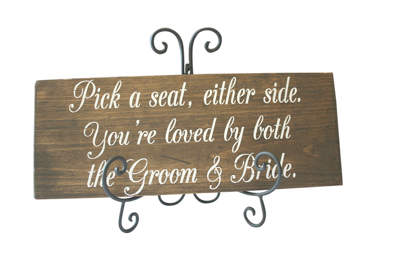 pick-a-seat-either-side-you-re-loved-by-the-groom-bride-etsy