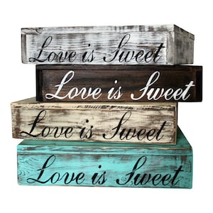 Wood Cake Stand | Rustic Wedding | Wood Cupcake Stand | Wood Candy Bar | Love is Sweet