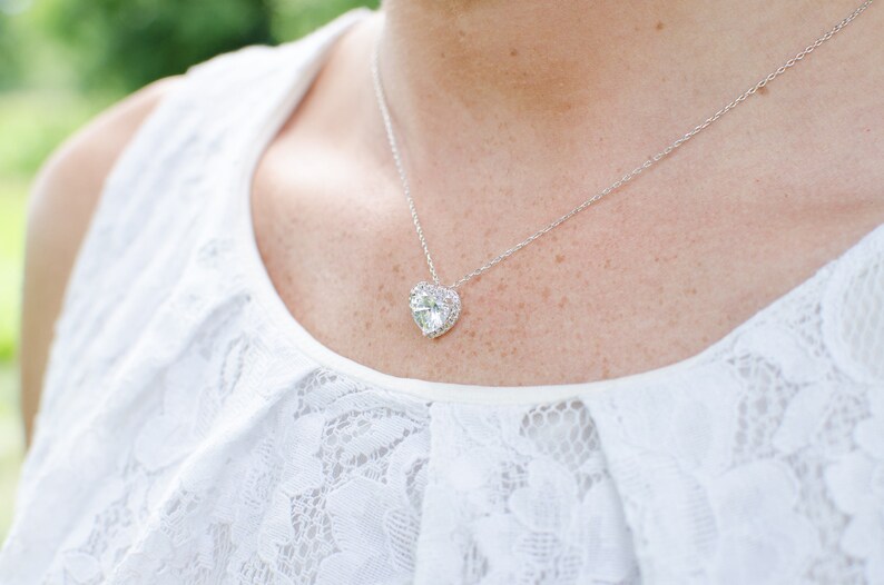Personalized Bridesmaids Gifts Bridesmaid Sets Bridesmaid Jewelry Bridesmaid Earrings Weddings Heart Earrings Heart Necklace