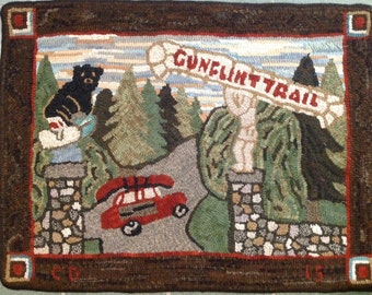 Rug Hooking Pattern, "Gunflint Trail" 20"x 30"  P116