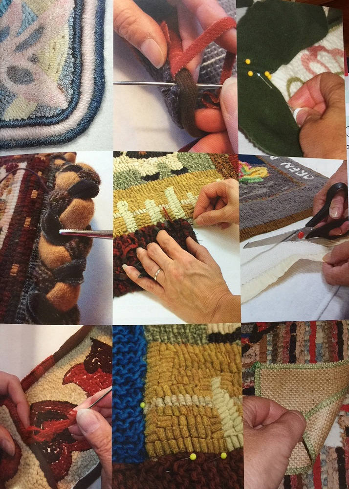 Rug Hooking Book Finishing Hooked Rugs Favorite Techniques from the