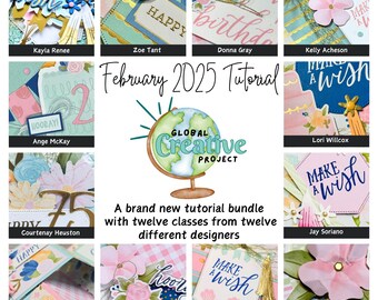 PDF - Wildflower Birthday Stampin' Up! Tutorial Bundle, 12 Project PDFs and Video Tutorial Links