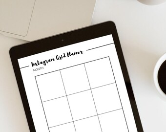 Content Planning Bundle | Blog, Social Media & Instagram Grid Planner