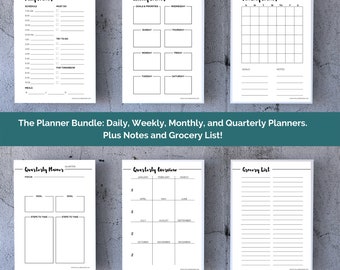 2022 Paquete PDF PLANNER rellenable, reutilizable e imprimible
