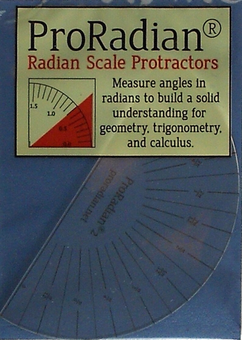 Math Tool Proradian2 Protractor Etsy