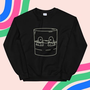 Two Ghosts - Unisex Crew Neck Sweatshirt