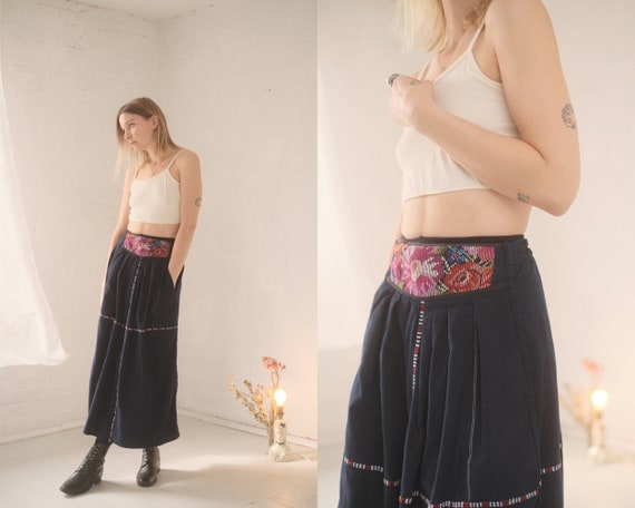 Guatemalan Indigo Skirt