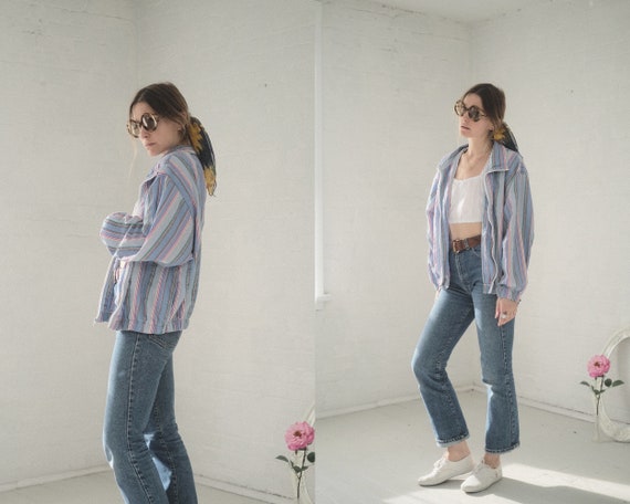 Pastel Stripe Windbreaker