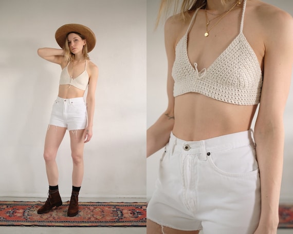 White Cut Off Shorts 26/27