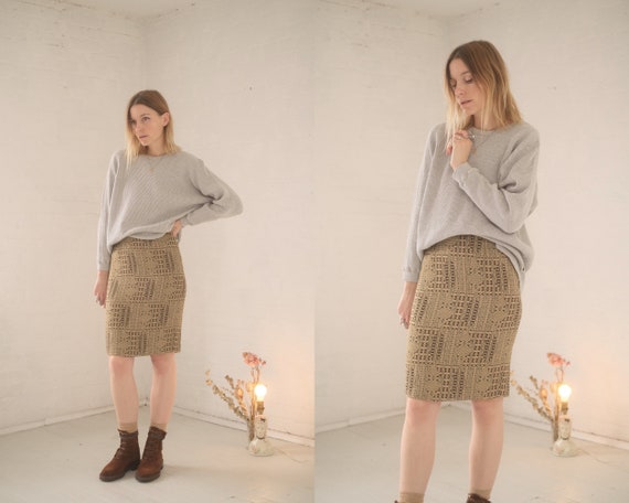 Tapestry Pencil Skirt