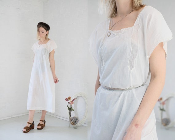 1920s Cotton Dress