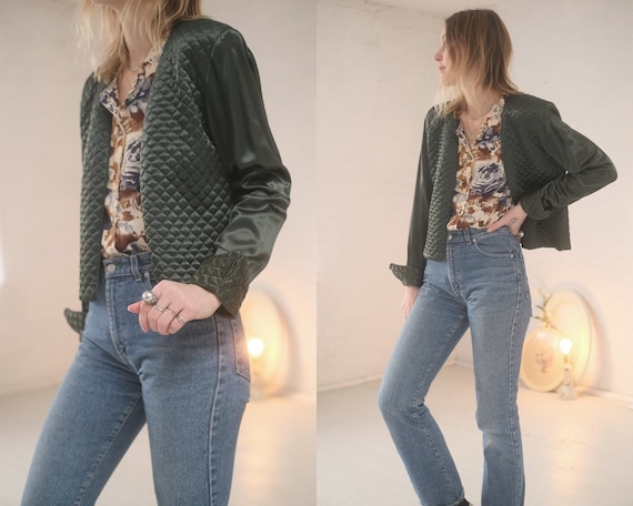Satin Quilted Jacket