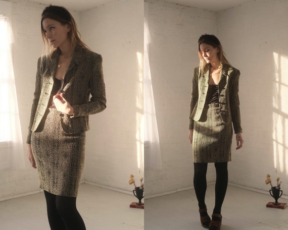 90s Brocade Suit Set
