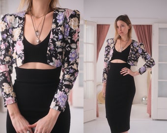 floral bolero jacket