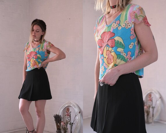 Y2K Tropical Tee
