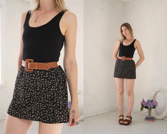 90s Floral Skort