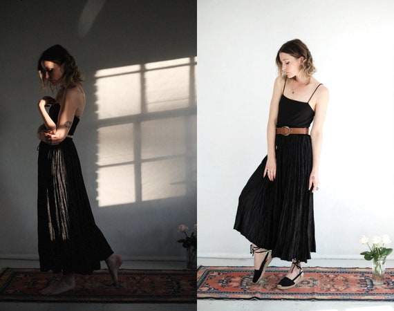 Floral Broomstick Skirt