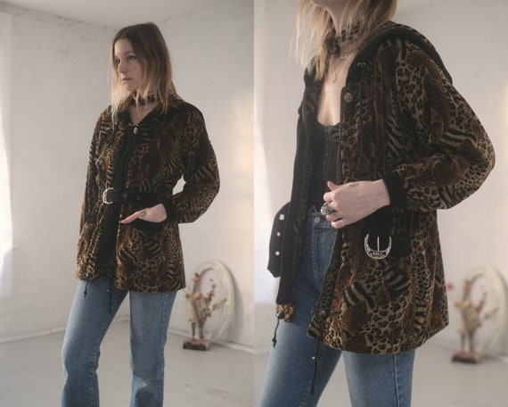 Velvet Leopard Jacket