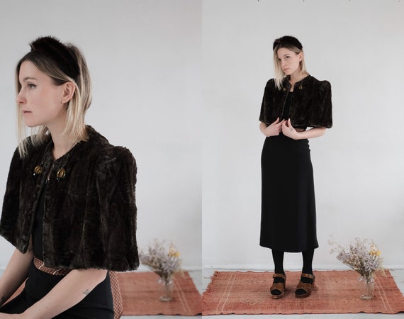1940s Fur Cape
