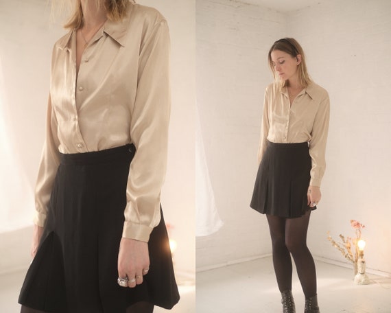Gold Satin Blouse