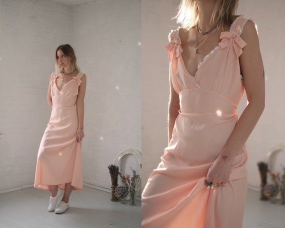1940s Old Hollywood Slip Dress