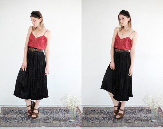 90s Velvet Skirt