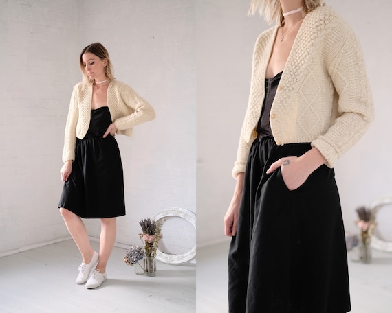 Raw Silk Pocket Skirt