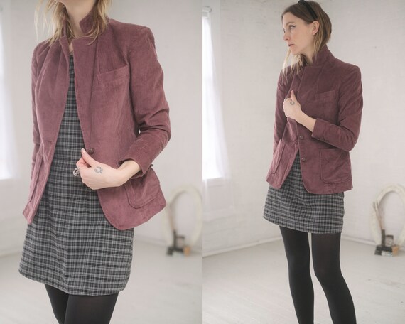 70s Mauve Corduroy Blazer
